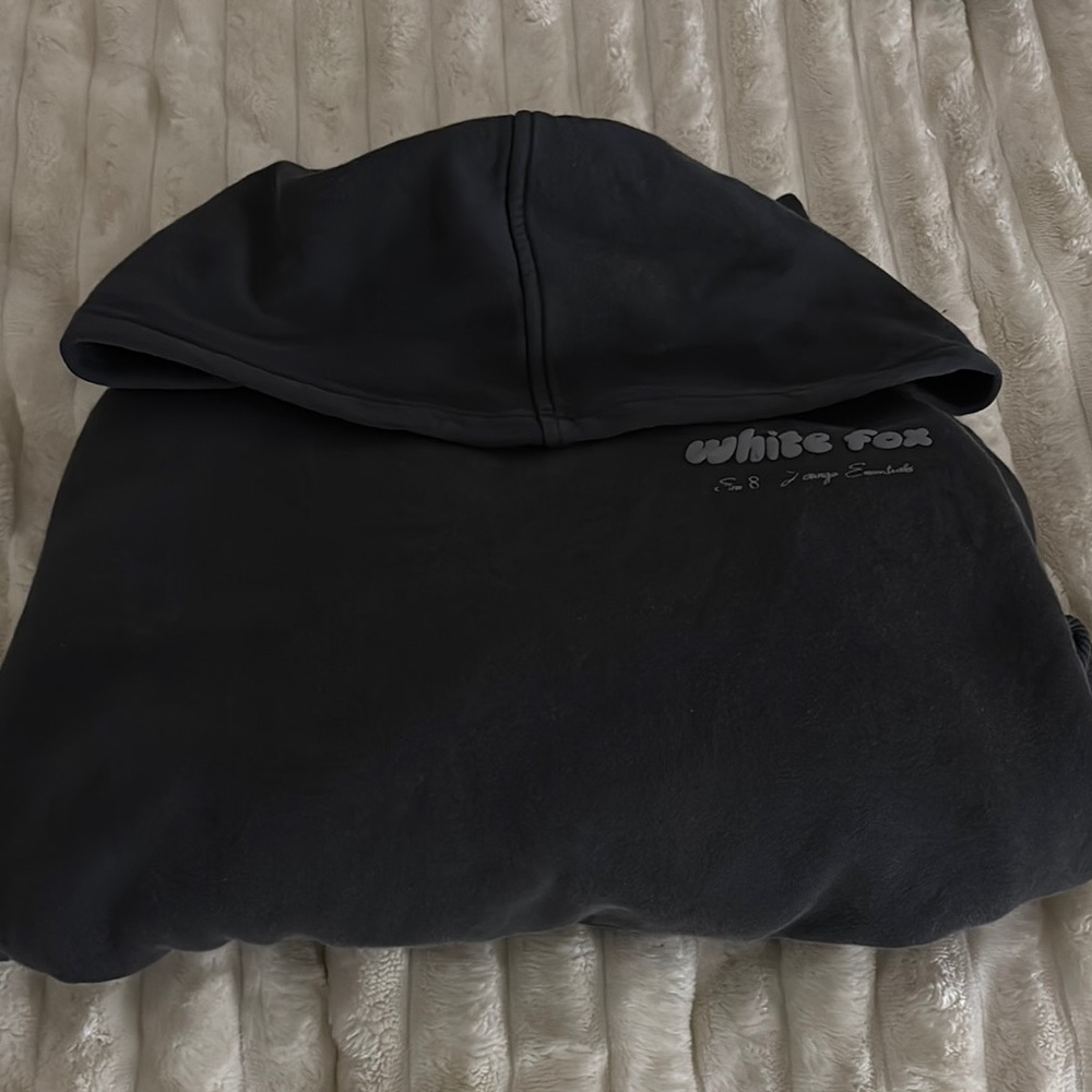 White Fox era 8 oversized hoodie fossil